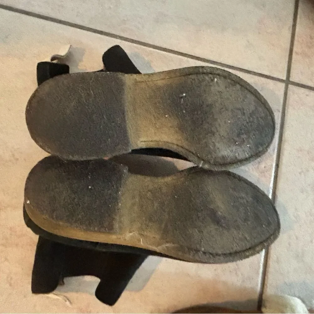 Common Projects Black Suede Chelsea Boots ankle shoes y2k design flats - Picture 7 of 8